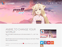 Tablet Screenshot of anizeen.com